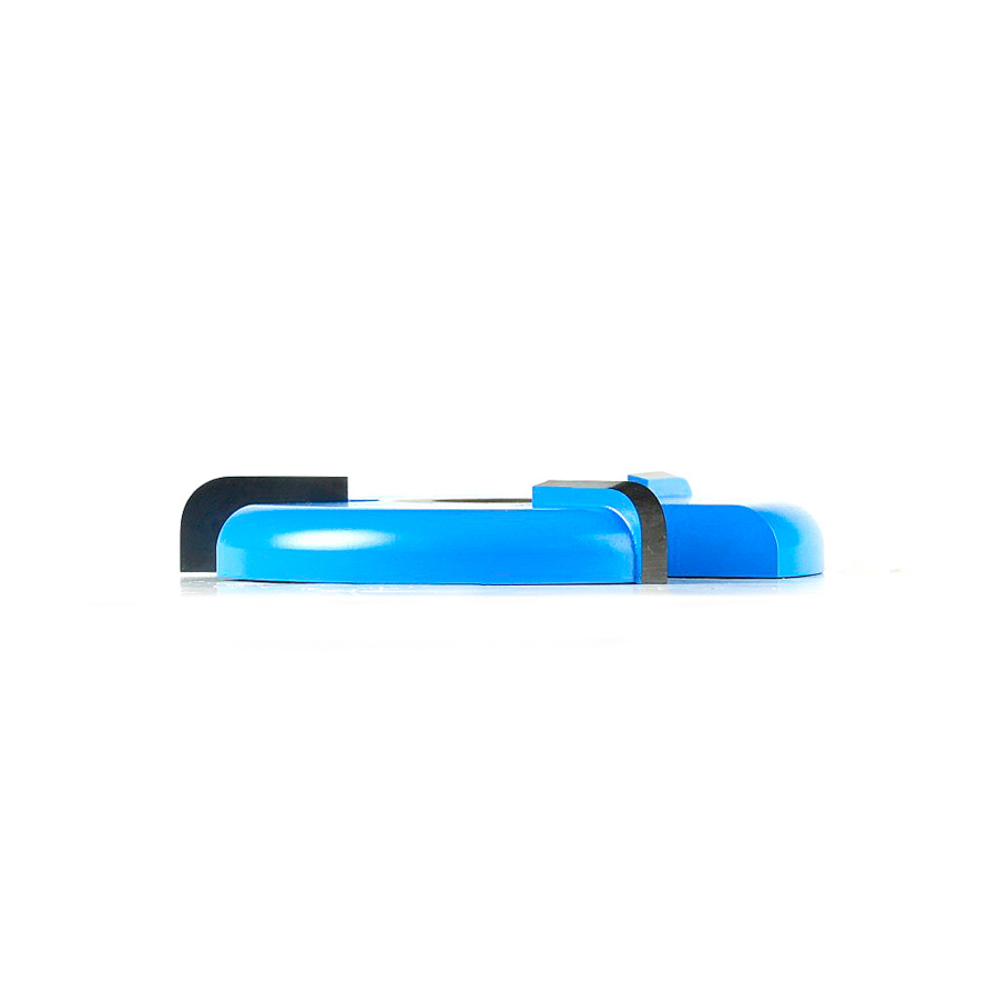 980 Carbide Tipped 3-Wing Raised Panel Back Cutter with Ball Bearing Rub Collar 1/4 Radius x 3-1/2 Dia x 1/2 x 1/2 & 3/4 Bore