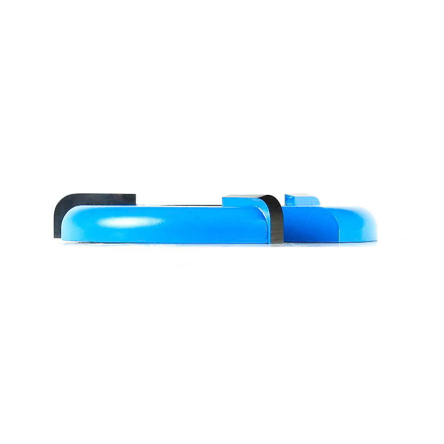 989 Carbide Tipped 3-Wing Raised Panel Back Cutter with Ball Bearing Rub Collar 1/4 Radius x 3-39/64 Dia x 1/2 x 1 & 1-1/4 Bore