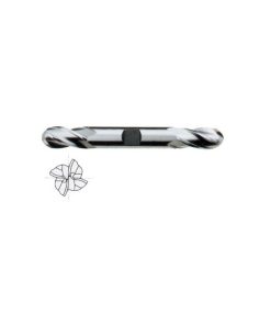 YG1-46289 - 1/8 x 3/8 x 3/8 x 3-1/16 - 4 Flute Regular Length De Ball Nose 8% Cobalt