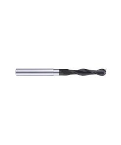 YG1-99973 - 3/16 x 3/16 x 1-1/8 x 2 x 4 - 2 Flute Long Length Ball Nose Diamond Coated Carbide