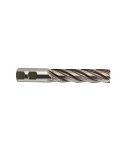 YG1-E9A86116TF - 1-1/4 x 3/4 x 4 x 6-1/4 - 6 Flute Long Length Center Cut Fine Pitch Rougher Tialn-Futura Coated Powder Metal Tank-Power