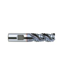 YG1-66541PC - 1-1/4 x 1-1/4 x 2 x 4-1/2 - 3 Flute Regular Length Rougher Ticn Coated For Aluminum T-15
