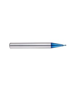 YG1-G8A53004 - .4 x 6 x .4 x 50 R.20 - 2 Flute Miniature Ball Nose X-5070 End Mill