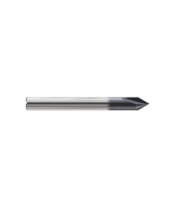 YG1-E5I52008 - 0 x 1/8 x .108 x 1-1/2(60˚) - Ygbasix 2 Flutes  0Deg. Helix Chamfer Mill(60˚)