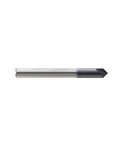 YG1-E5I53008 - 0 x 1/8 x .063 x 1-1/2(90˚) - Ygbasix 2 Flutes  0Deg. Helix Chamfer Mill(90˚)