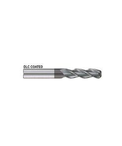 YG1-JAH24914 - 10(R.5) x 10.0 x 22.0 x 72.0 - Alu-Power Hpc 3 Flutes 37 Degree Helix Corner Radius End Mill