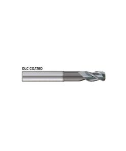 YG1-JAH25100 - 10(R.3) x 10.0 x 14(35) x 100.0 - Alu-Power Hpc 3 Flutes 37 Degree Helix Corner Radius End Mill