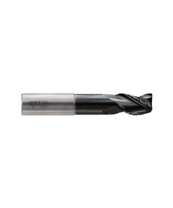 YG1-JAI39016 - 1/4(R.01) x 1/4 x 3/8(3/4) x 2-1/2 - Alu-Power Hpc 3 Flute 37Deg. Helix Extended Length Chip Breaker Corner Radius Coated E/M