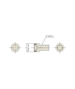YG1-ZZ251 - 1/2(12.67) UNF1/4-28 25.4 - Small Head Coolant Collar Bolts