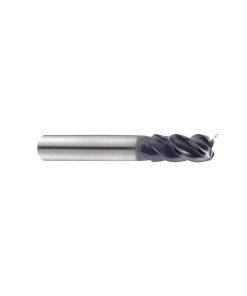 YG1-UGMG43024 - 3/8(R.020) x 3/8 x 13/16 x 2-1/2 - Titanox-Power 4 Flute Double Core Corner Radius Flat End Mill