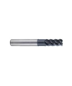 YG1-UGMH07803 - 1(R.250) x 1 x 1-1/4 x 5-1/4 x 8 - Titanox-Power 5 Flute Corner Radius Extended Neck End Mill