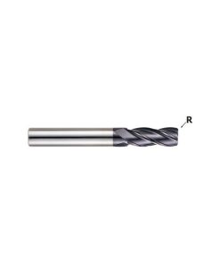 YG1-93157 - 1/4 x 1/4 x 1-1/8 x 3 R.020 - 4 Flute Long Length Corner Radius X-Power Carbide