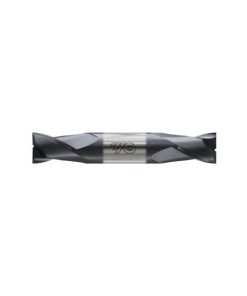 YG1-E5H81002 - 1/32 x 1/8 x 1/16 x 1-1/2 - Ygbasix Carbide 2 Flutes 30Deg. Helix Stub Length Double E/M Uncoated