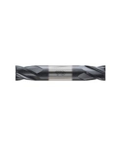 YG1-E5H84002 - 1/32 x 1/8 x 1/16 x 1-1/2 - Ygbasix Carbide 4 Flutes 30Deg. Helix Stub Length Double E/M Uncoated