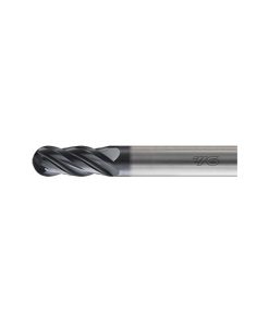 YG1-G9J50008N - 1/8 x 1/8 x 1/2 x 2 - Ygbasix 4 Flutes 37Deg. Helix Ball E/M(X-Coating)