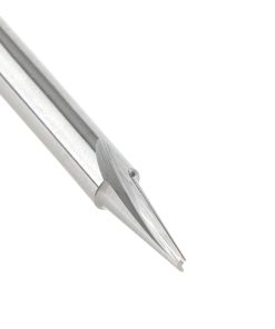 45780 Solid Carbide V Groove Engraving 15 Deg x 3/16 Dia x 1/2 x 1/4 Inch Shank