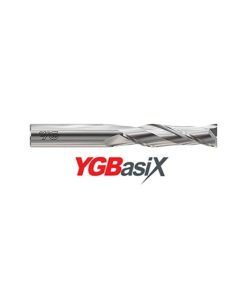 YG1-E5H91008 - 1/8 x 1/8 x 3/4 x 2-1/4 - Ygbasix Carbide 2 Flutes 30Deg. Helix Long Length E/M Uncoated