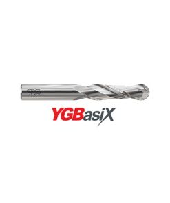 YG1-E5I07064 - 1 x 1 x 2-1/4 x 5 - Ygbasix Carbide 2 Flute 30Deg. Helix Long Ball E/M Uncoated