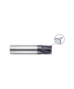 YG1-GM666016 - 1/4 x 1/4 x 5/16 x 2-1/8 - X-Power Pro 3 Flute 20 Degree Helix Stub Length Fine Pitch Roughing End Mill