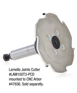 47656 CNC Arbor for Lamello Joints Cutter Blades 60mm Dia x 3/4 Inch Shank