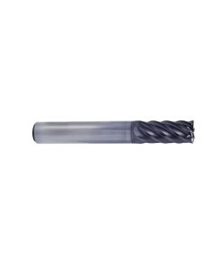 YG1-UGMG20915 - 3/8 x 3/8 x 5/8 x 2-1/2 - V7 Plus A 6 Flute 45 Degree Helix Square Plain Shank End Mill