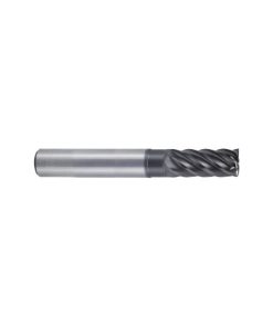 YG1-UGMH08918 - 1 x 1 x 1-1/4 x 5-1/4 x 8 - V7 Plus A 6 Flute 45 Degree Helix Square Extended Neck End Mill