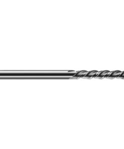 End Mills for Plastics - Finishers - Square Downcut - 3 Flute - High Helix