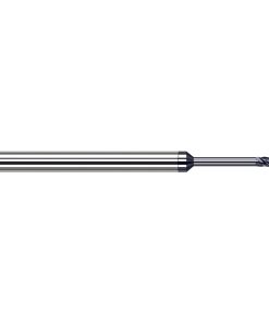 Corner Radius - For Steels Up to 55 Rc - Long Reach, Stub Flute
