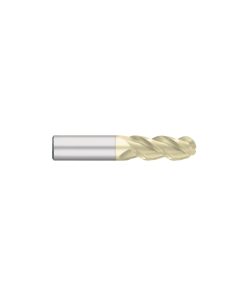Carbide - Aluminum - 3 Flute - Ball - 45° Helix