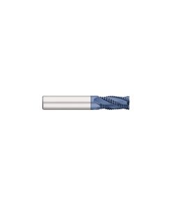 Carbide - Rougher - 4 Flute - Square - 30° Helix - Fine Pitch Rgher