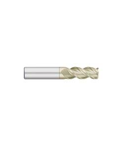 Carbide - Aluminum - 3 Flute - Corner Radius - 45° Helix