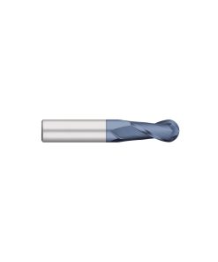 Carbide - 2 Flute - Ball - 30° Helix - NC Tolerance