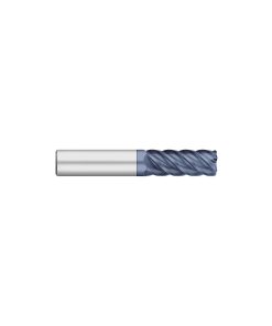 Carbide - 5 Flute - Corner Radius - 45° Helix