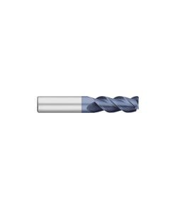 Carbide - 3 Flute - Corner Radius - 45° Helix