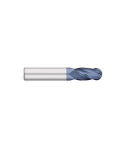Carbide - 4 Flute - Ball - 30° Helix - NC Tolerance
