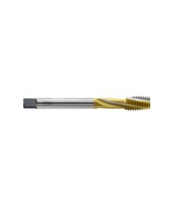 YG1-TTF22282R - #8-32, H2 - Hss-Pm Spiral Flute Tap Chip Breaker Tin Coating Without Coolant, Short Chamfer