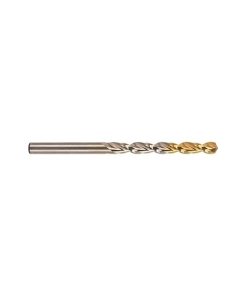 YG1-DLGP511020 - 5/16 x 3-3/16 x 4-1/2 - Hss(M35) Jobber, Worm Pattern Type Ss Gold-P Drill For Deep Holes