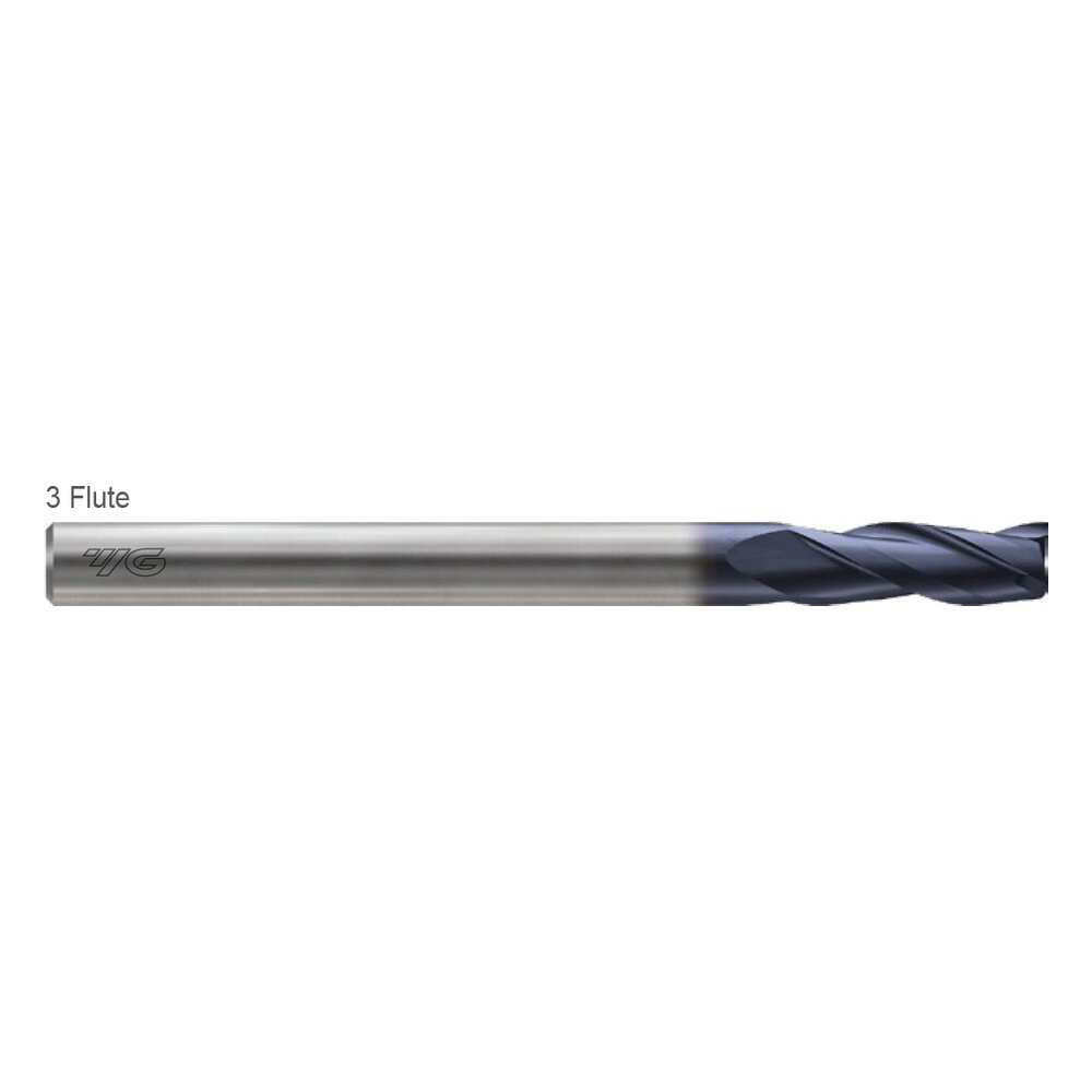YG-1 YG Miniature Solid Carbide End Mills — 3 Flute Square