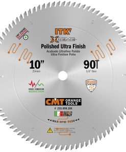 CMT 255.090.10X - Polished Ultra Finish Saw Blade ITK-X HW