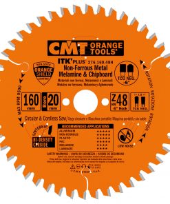 CMT 276.160.48H - ITK PLUS® Non-Ferrous & Melamine saw blades