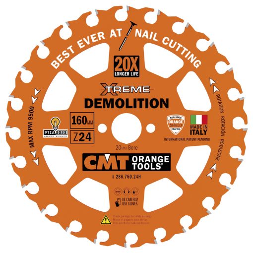 CMT 286.760.24H - Xtreme Demolition Best Ever at Nail Cutting