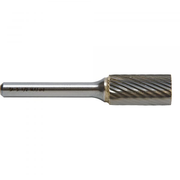 M.A.Ford 76327 Edge Hog Bur Cylindrical Flat End 3/8x3/4x2-3/4 SA-3-F Alt Diam
