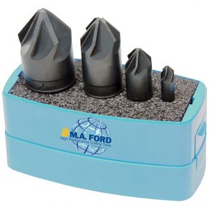 M.A.Ford 79380 M.A.FORDMAX HSS 6 Fl C'Sink Set Set 1/4 1/2 3/41x60 TiN