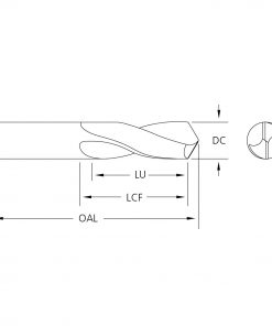 M.A.Ford 26154 Twister GP 3X Drill #36x5/8x2