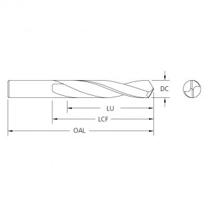M.A.Ford 24392 Twister GP 5X Drill 4.50mmx47x80