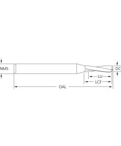 M.A.Ford 34079 Twister Micro-Tuff Drill #54x.400x1-1/2x1/8Sh
