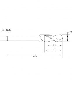 M.A.Ford 36003 Twister Large Size Circuit Board Drill 3.20mmx12.2x38x3.175Sh