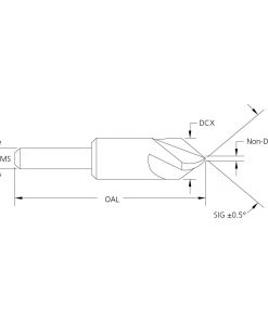 M.A.Ford 94231 M.A.FORDMAX HSS 3 Fl Aircraft C'Sink 2 x 120°