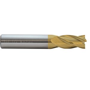M.A.Ford 11142 TuffCut GP 4 Flute End Mill 3/8x1x2-1/2 TiN
