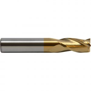M.A.Ford 11670 TuffCut GP 3 Flute End Mill 7/16x1x2-3/4 TiN Coated